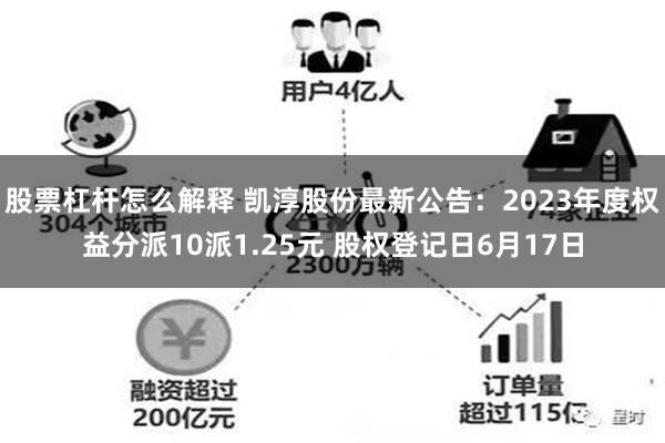 股票杠杆怎么解释 凯淳股份最新公告：2023年度权益分派10派1.25元 股权登记日6月17日