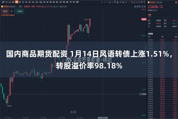 国内商品期货配资 1月14日风语转债上涨1.51%，转股溢价率98.18%